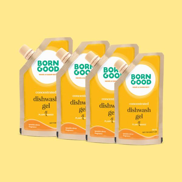 Dishwash gel concentrate